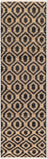 Surya Jean Jea-2306 Black, Tan Rug.