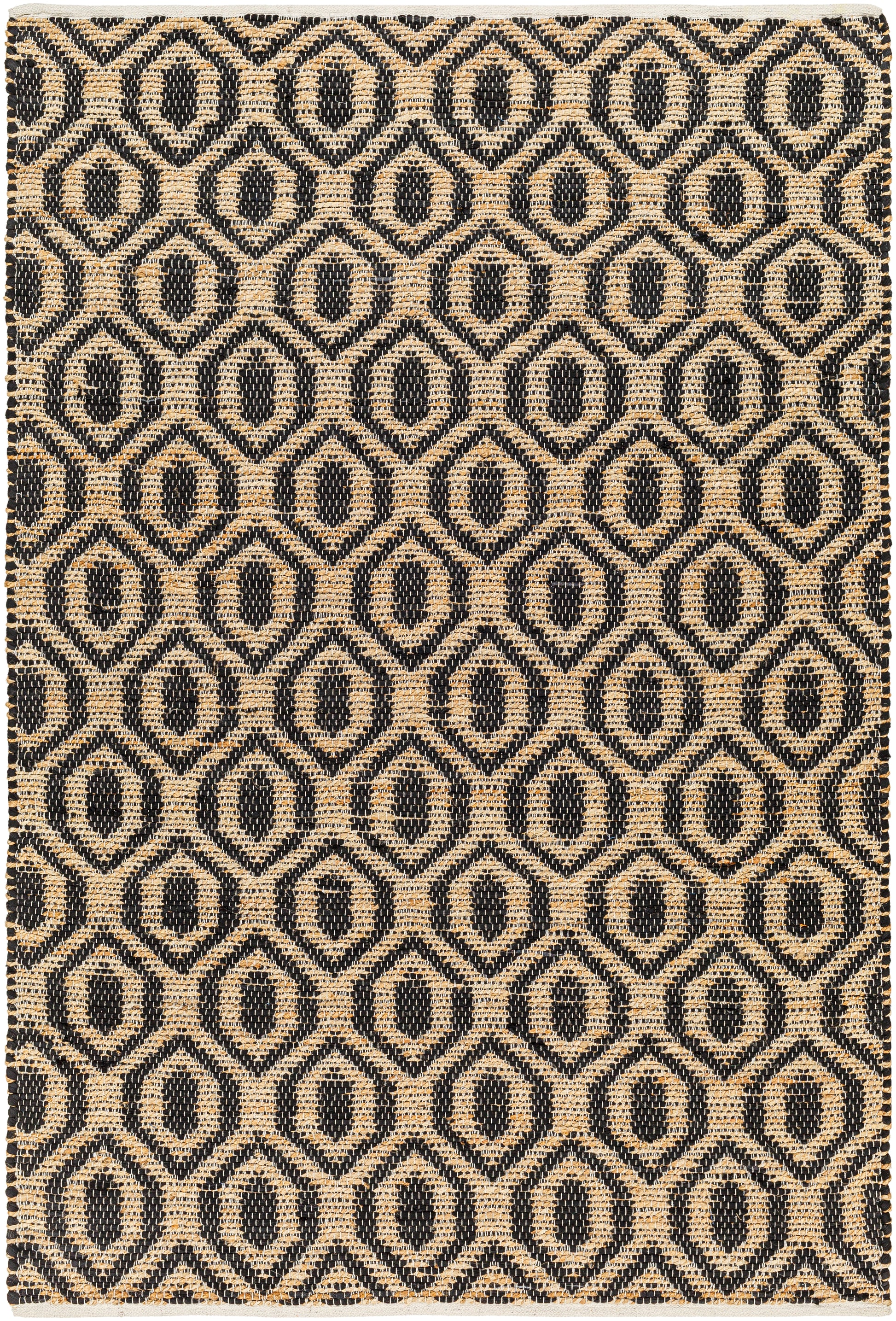 Surya Jean Jea-2306 Black, Tan Area Rug