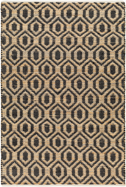 Surya Jean Jea-2306 Black, Tan Area Rug