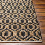 Surya Jean Jea-2306 Black, Tan Rug.