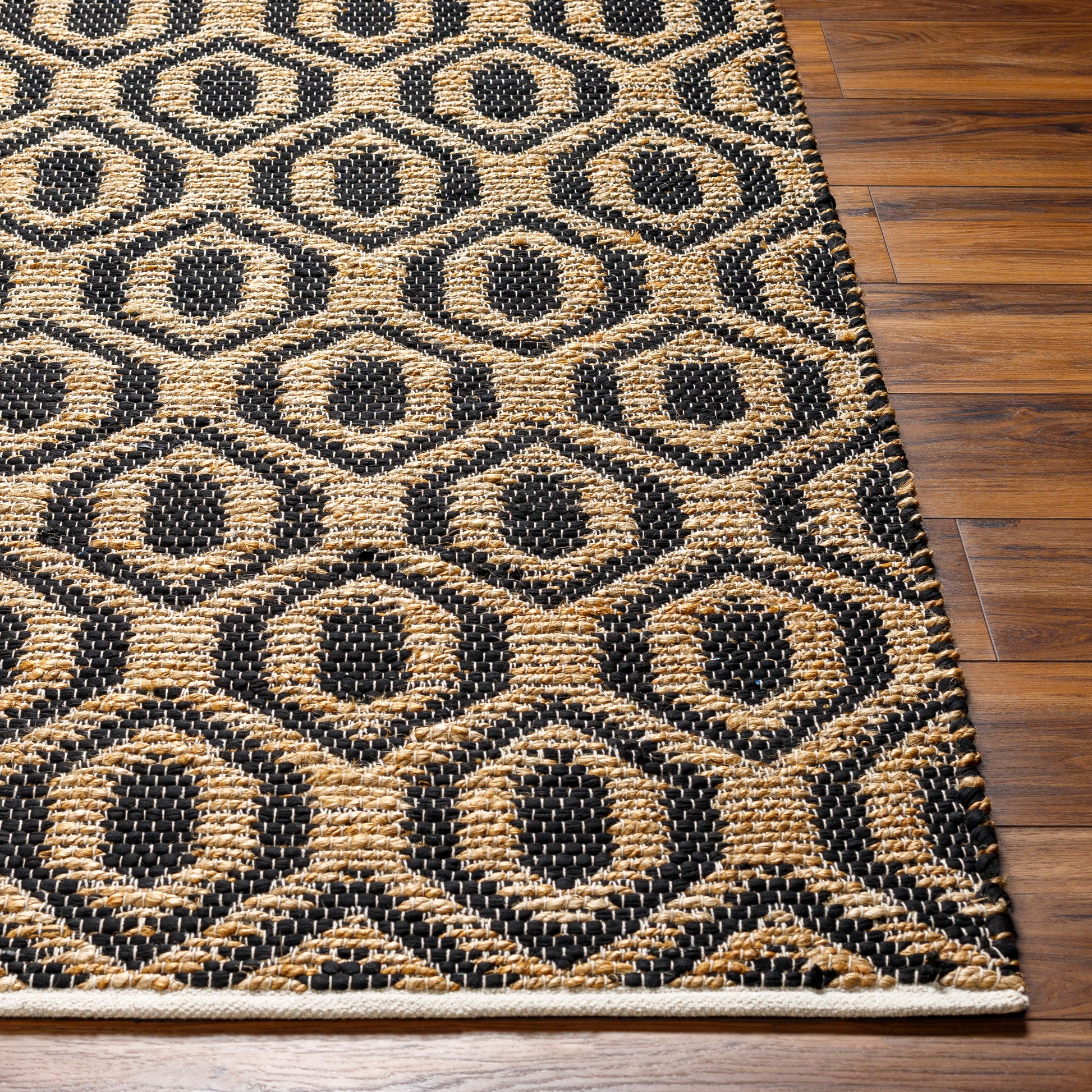 Surya Jean Jea-2306 Black, Tan Area Rug