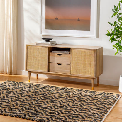 Surya Jean Jea-2306 Black, Tan Area Rug