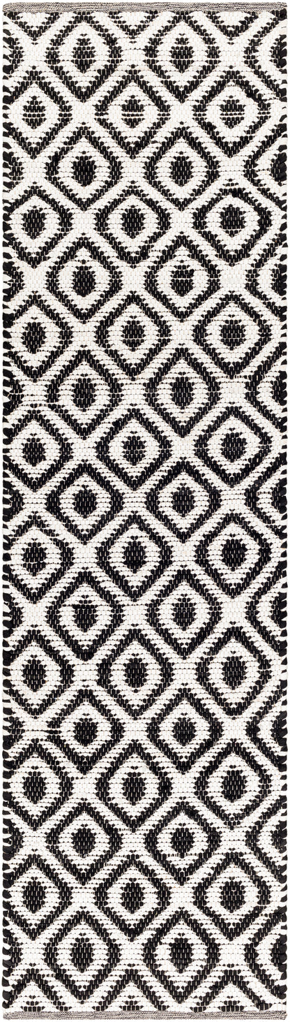 Surya Jean Jea-2307 Ivory, Black Area Rug