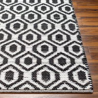 Surya Jean Jea-2307 Ivory, Black Area Rug