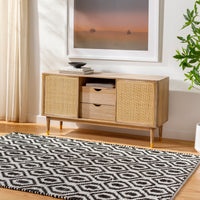 Surya Jean Jea-2307 Ivory, Black Area Rug