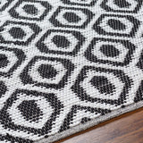 Surya Jean Jea-2307 Ivory, Black Rug.