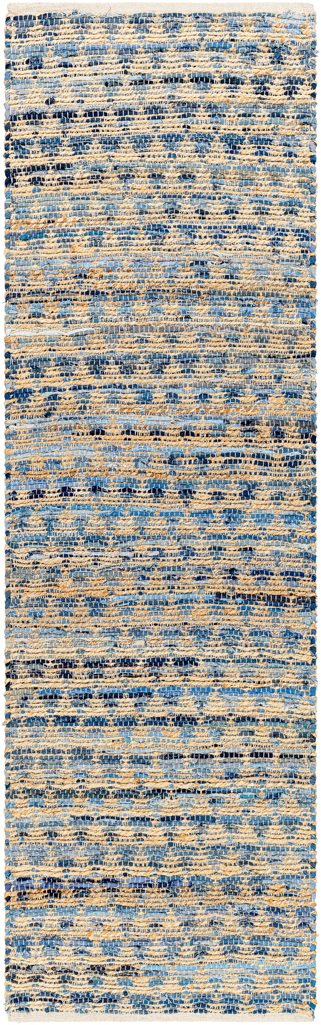 Surya Jean Jea-2308 Tan, Beige, Dark Blue, Blue, Light Blue Rug.