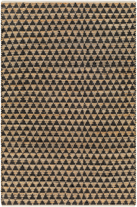 Surya Jean Jea-2310 Black, Tan Rug.