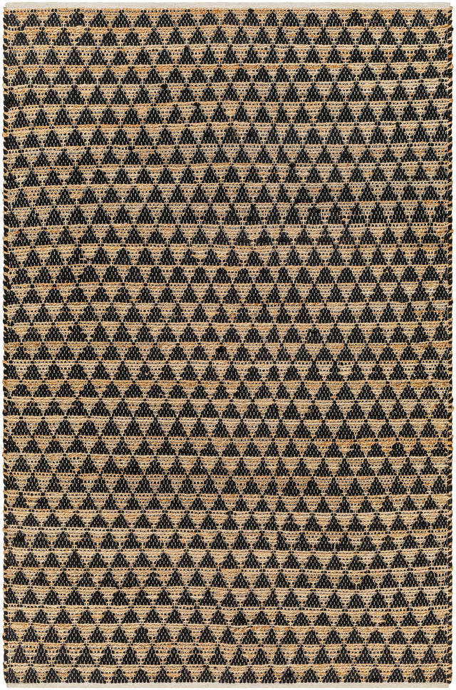 Surya Jean Jea-2310 Black, Tan Rug.