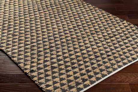 Surya Jean Jea-2310 Black, Tan Rug.