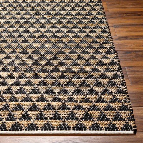 Surya Jean Jea-2310 Black, Tan Rug.