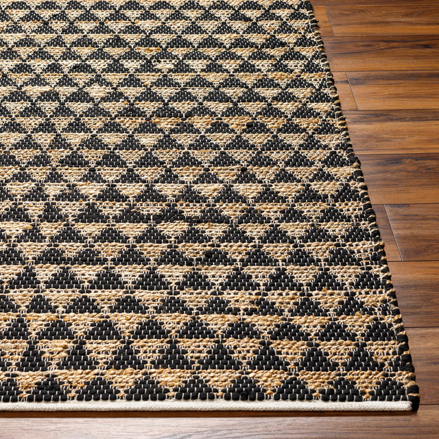 Surya Jean Jea-2310 Black, Tan Rug.