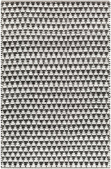Surya Jean Jea-2311 Ivory, Black Rug.