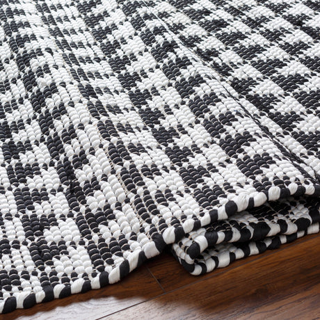 Surya Jean Jea-2311 Ivory, Black Rug.