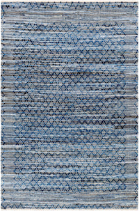 Surya Jean Jea-2312 Grey, Pewter, Slate Blue, Metallic - Silver Area Rug