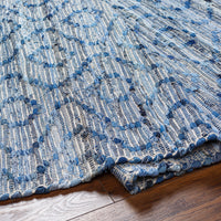 Surya Jean Jea-2314 Tan, Beige, Dark Blue, Blue, Light Blue Area Rug