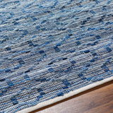 Surya Jean Jea-2314 Tan, Beige, Dark Blue, Blue, Light Blue Rug.