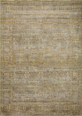 Jean Stoffer x Loloi Bradbury Bru-02 Dove/Gold Rug.