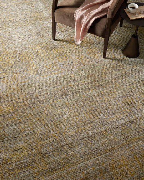 Jean Stoffer x Loloi Bradbury Bru - 02 Dove/Gold Rug - Jean Stoffer x Loloi - bradbru - 02dvgo500r