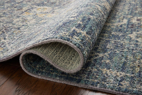 Jean Stoffer x Loloi Bradbury Bru - 03 Ocean/Gold Rug - Jean Stoffer x Loloi - bradbru - 03ocgo500r