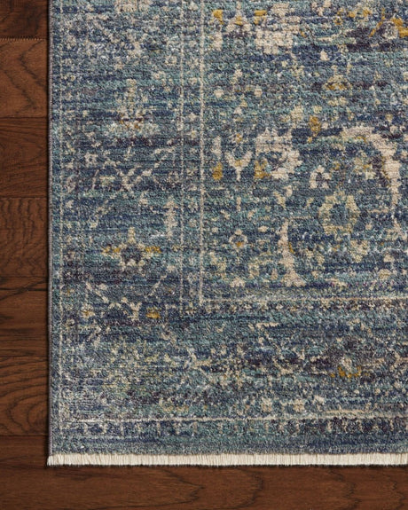 Jean Stoffer x Loloi Bradbury Bru - 03 Ocean/Gold Rug - Jean Stoffer x Loloi - bradbru - 03ocgo500r