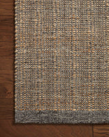 Jean Stoffer x Loloi Cornwall Crn-01 Charcoal/Natural Rug.