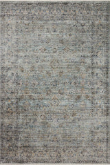 Jean Stoffer x Loloi Katherine Kes-01 Ocean/Gold Rug.