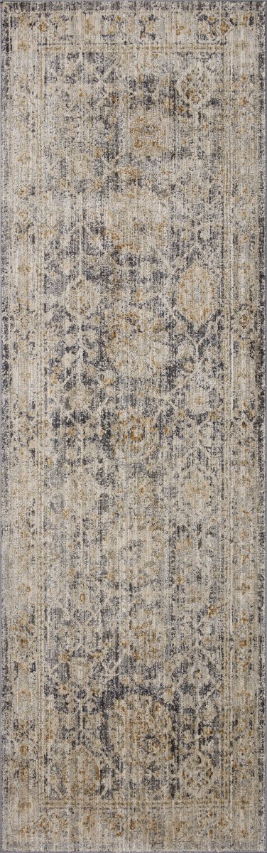 Jean Stoffer x Loloi Katherine Kes - 02 Charcoal/Gold Rug - Jean Stoffer x Loloi - kesskes - 02ccgo2780