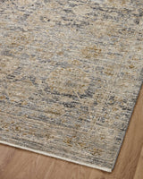 Jean Stoffer x Loloi Katherine Kes-02 Charcoal/Gold Rug.