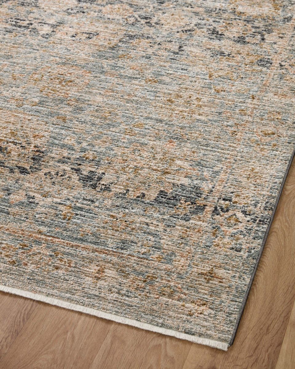 Jean Stoffer x Loloi Katherine Kes-02 Ocean/Coral Rug.
