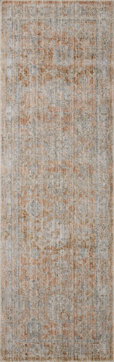 Jean Stoffer x Loloi Katherine Kes - 02 Terracotta/Smoke Rug - Jean Stoffer x Loloi - kesskes - 02tcsk2780