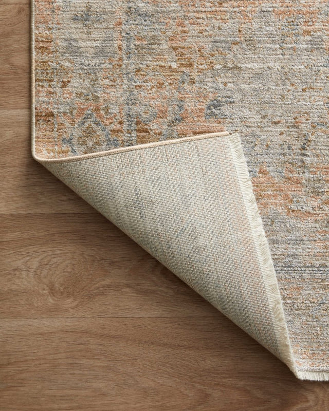 Jean Stoffer x Loloi Katherine Kes-02 Terracotta/Smoke Rug.