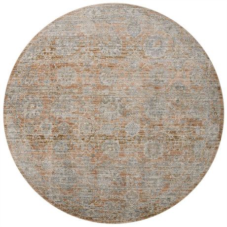 Jean Stoffer x Loloi Katherine Kes - 02 Terracotta/Smoke Rug - Jean Stoffer x Loloi - kesskes - 02tcsk530r