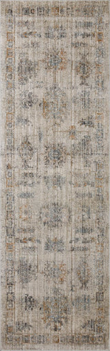 Jean Stoffer x Loloi Katherine Kes-04 Pebble/Ocean Rug.