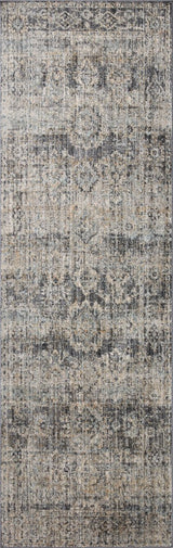 Jean Stoffer x Loloi Katherine Kes-05 Graphite/Jade Rug.