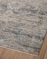 Jean Stoffer x Loloi Katherine Kes-05 Graphite/Jade Rug.