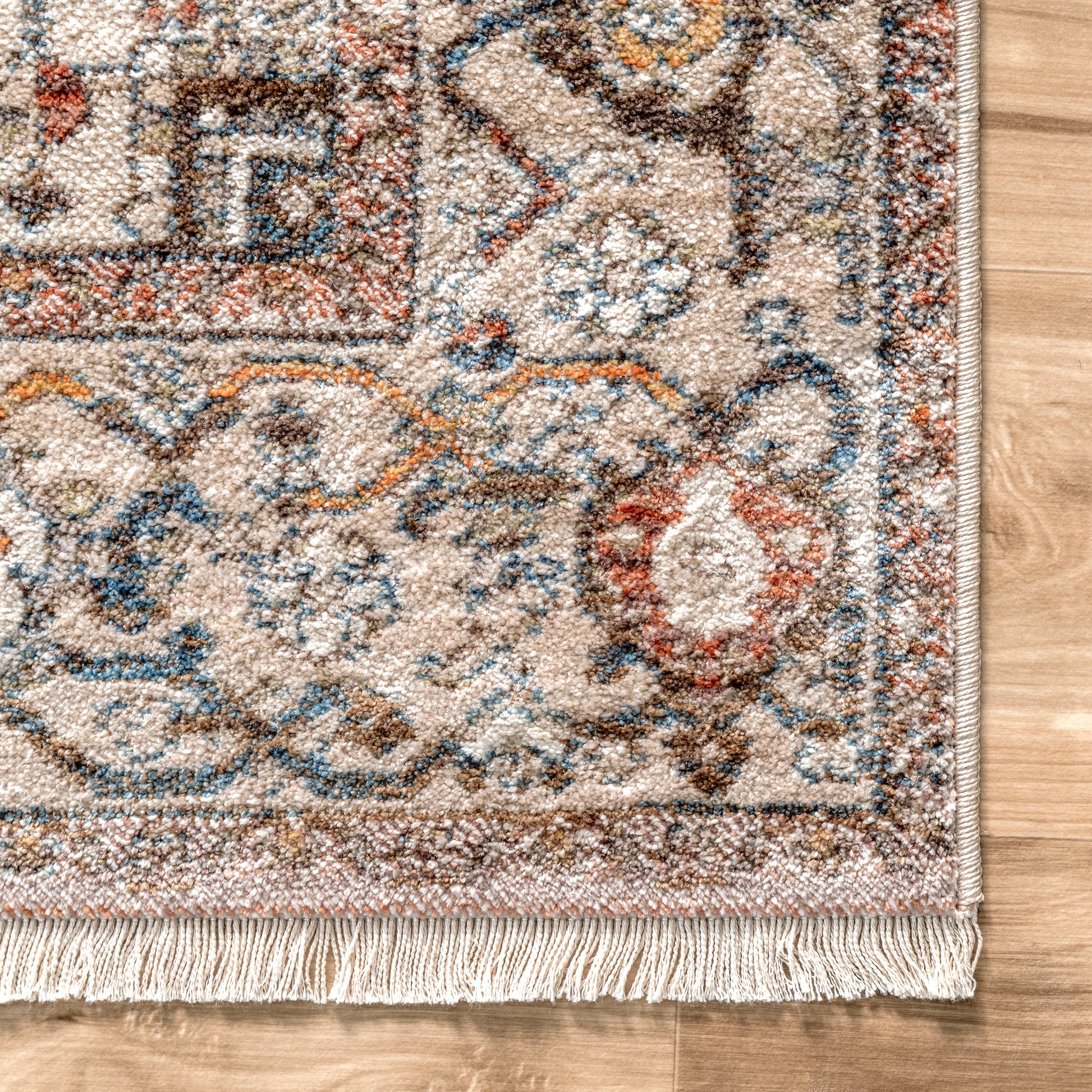 Nuloom Harriet Vintage Medallion Khmc04J Light Brown Area Rug