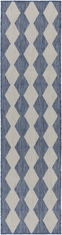 Nourison Positano POS04 Machine Made Navy, Blue Rug