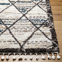 Surya Jakarta Jkt-2305 White, Black Area Rug