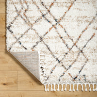 Surya Jakarta Jkt-2308 White, Beige Area Rug