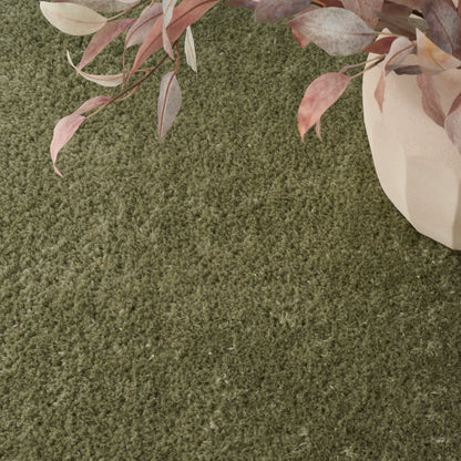 Nourison Pacific Shag Pcs01 Green Area Rug