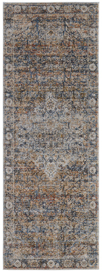 Feizy Kaia Kai39Gmf Tan/Orange/Blue Area Rug