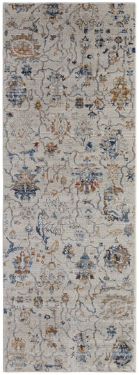 Feizy Kaia Kai39Gpf Ivory/Orange/Blue Area Rug