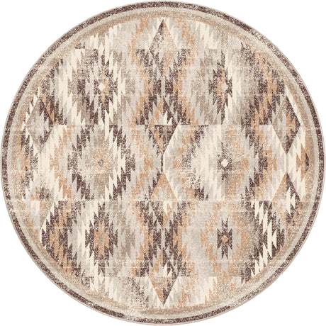American Dakota Just Praying Distressed Natural Rug