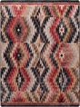 American Dakota Just Praying Distressed Red Rug