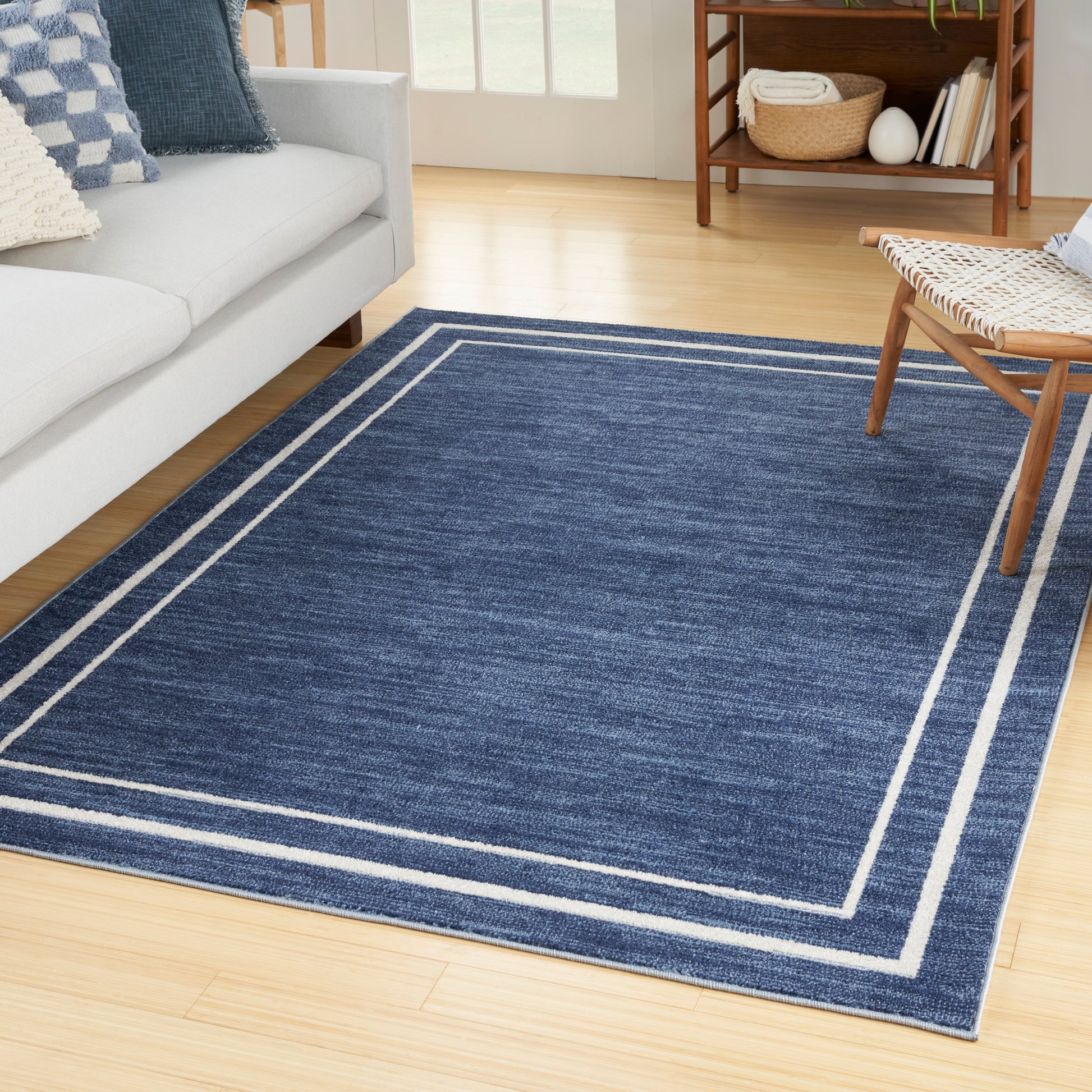 Nourison Nourison Essentials Nre02 Navy/Ivory Area Rug