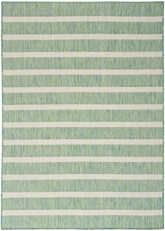 Nourison Positano Pos03 Blue Green Ivory Area Rug