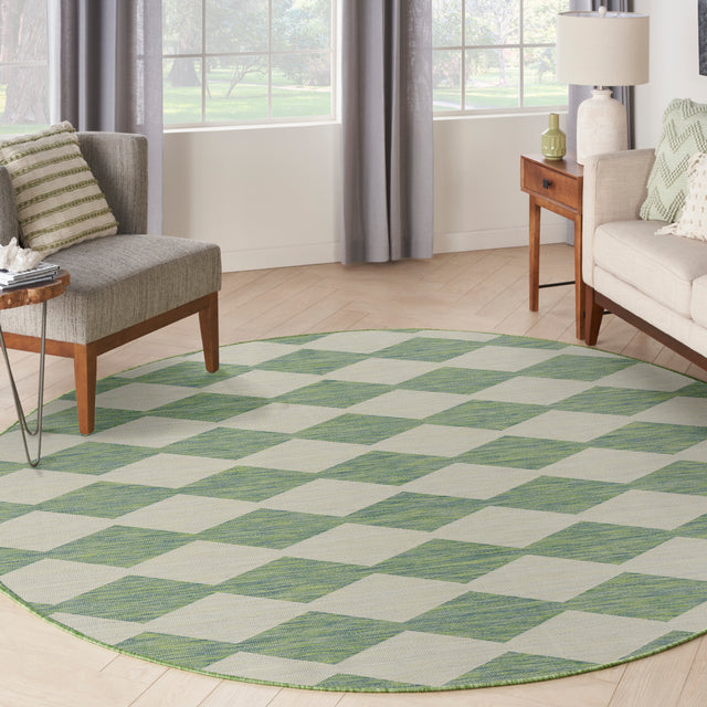 Nourison Positano Pos04 Blue Green Rug