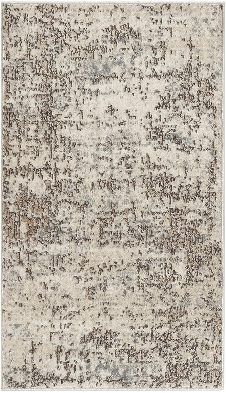 Nourison Quarry QUA17 Machine Made Ivory, Beige Rug