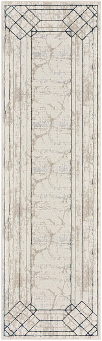 Nourison Glitz Glz03 Ivory/Taupe Area Rug